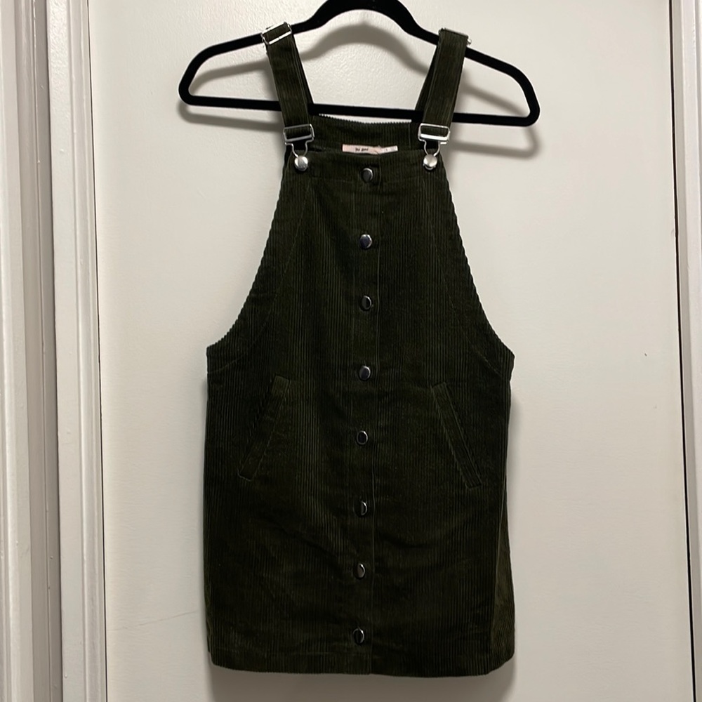 Corduroy Overall Dress